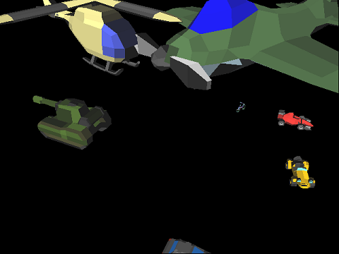 乗り物スクリーンセーバー